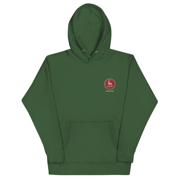 Stag Line Hoodie - Embroidered