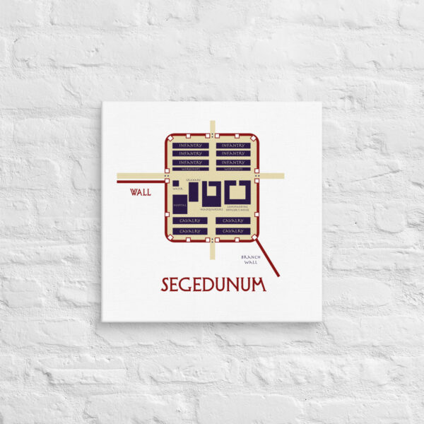 Segedunum Wall Canvas