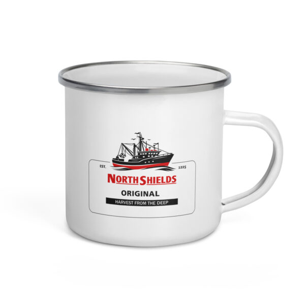 North Shields - Harvest From The Deep - Enamel Mug - Image 2