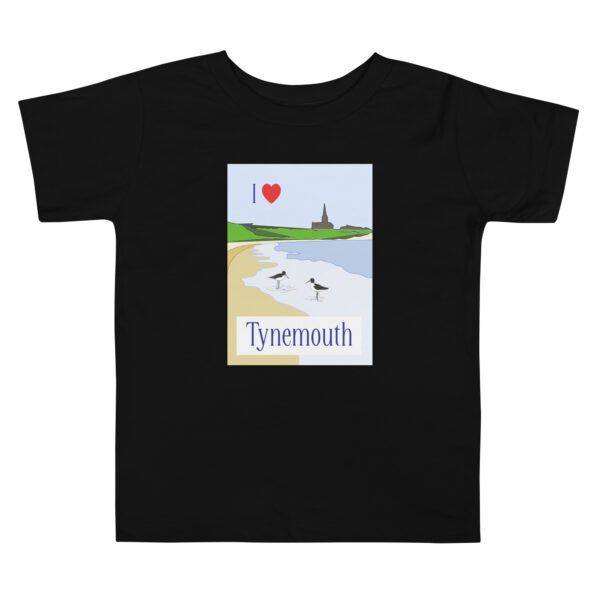 I Love Tynemouth Oystercatcher T-Shirt – Toddlers 2-5 - Image 3