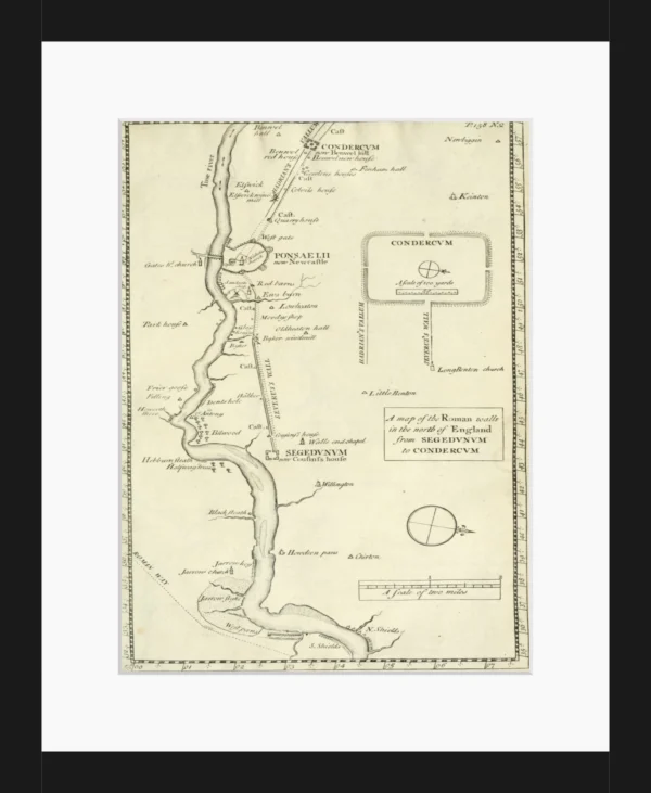 Horsley’s Map of the Roman Wall (1732) - Image 4