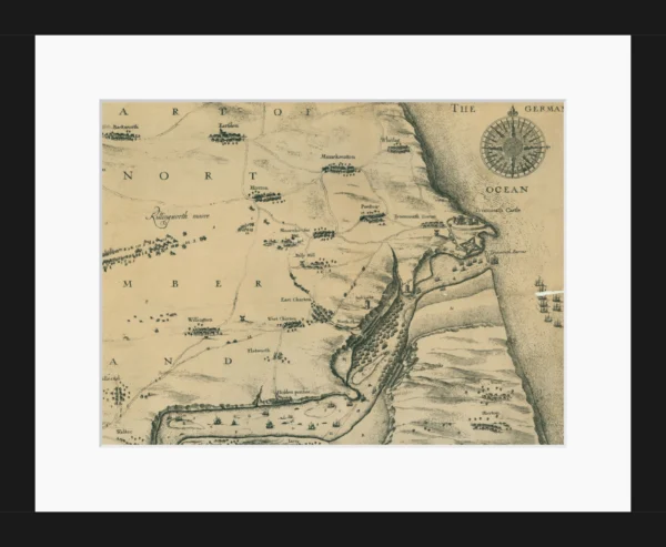 Ralph Gardiner Map (1655) - Image 4