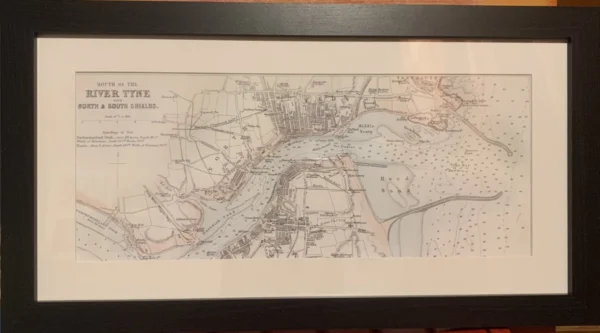 Tyne Map - Framed 📜 - Image 3