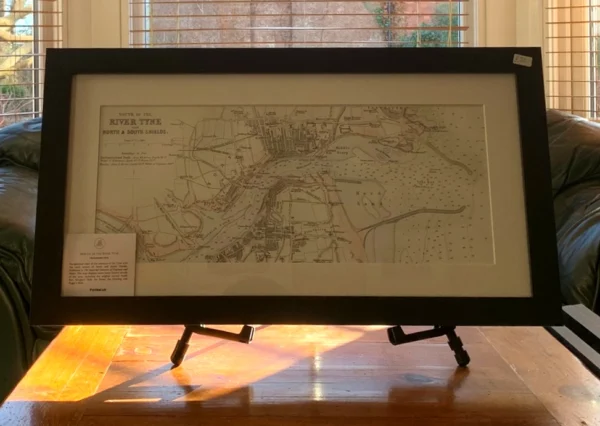 Tyne Map - Framed 📜 - Image 4