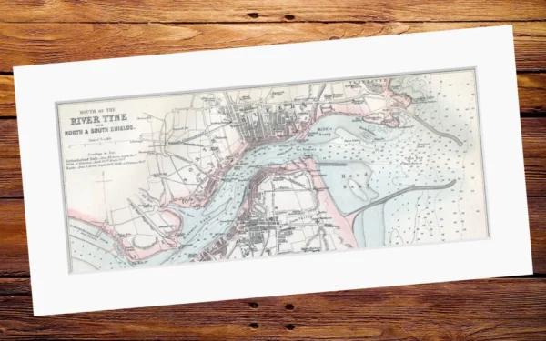 Tyne Map – Mounted 📜