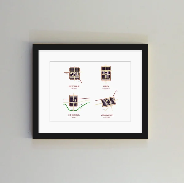 Tyne Roman Forts - Framed 📜 - Image 2