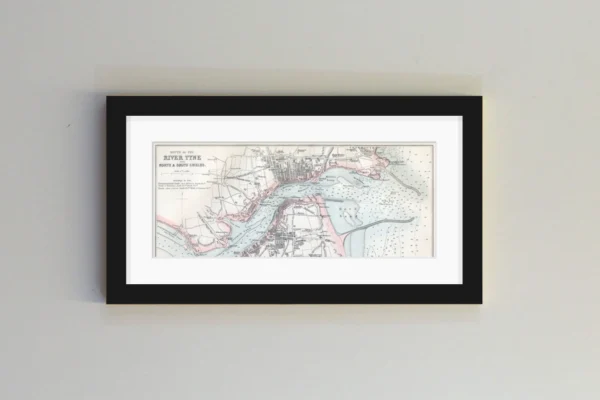 Tyne Map - Framed 📜 - Image 2