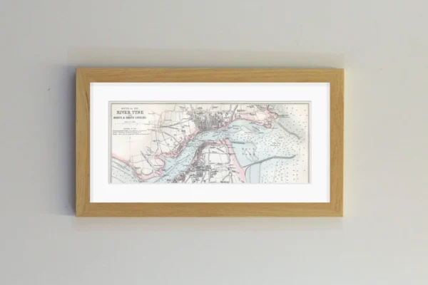 Tyne Map - Framed 📜