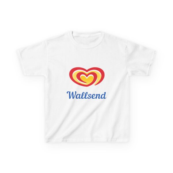 Wallsend Heart - Kids Heavy Cotton™ Tee - Image 2