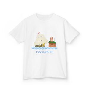 Tynemouth Tall Ship – Kids Heavy Cotton™ Tee